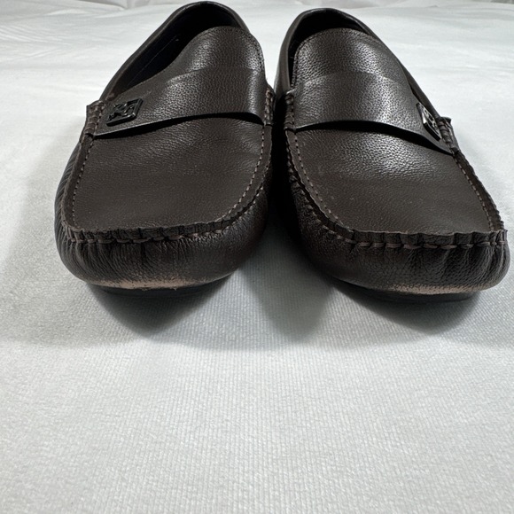 Robert Graham Grapewin RG5312S Mens 11 Brown Loafers & Slip Ons Moccasin‎ Shoes